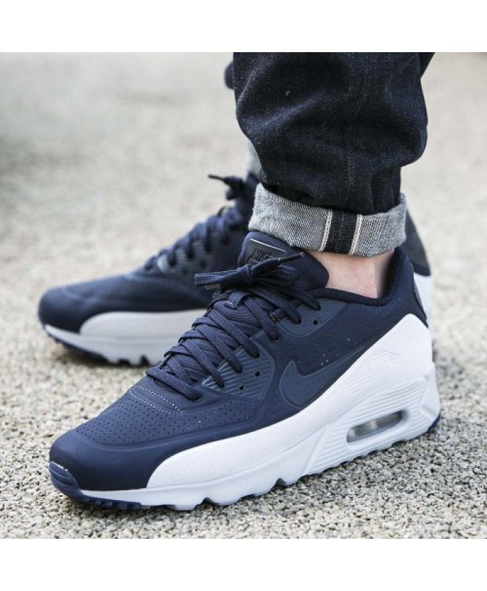 air max 90 bleu blanc